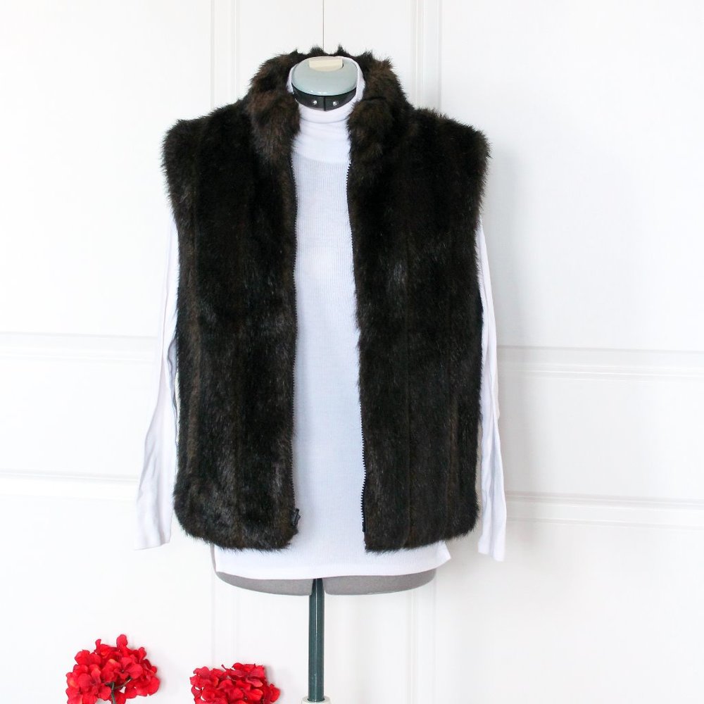 Reversible Faux Fur Vest